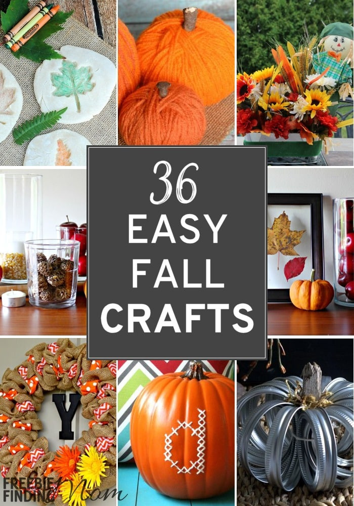 Simple Autumn Crafts To Make
 36 Easy Fall Crafts