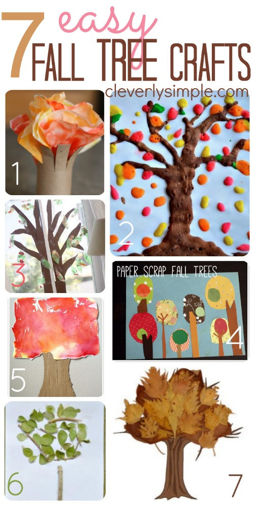 Simple Autumn Crafts To Make
 Easy Fall Tree Crafts for Kids Cleverly Simple