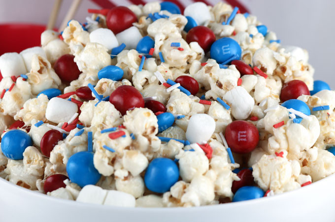 Snacks For 4th Of July Party
 Patriotic Popcorn Two Sisters