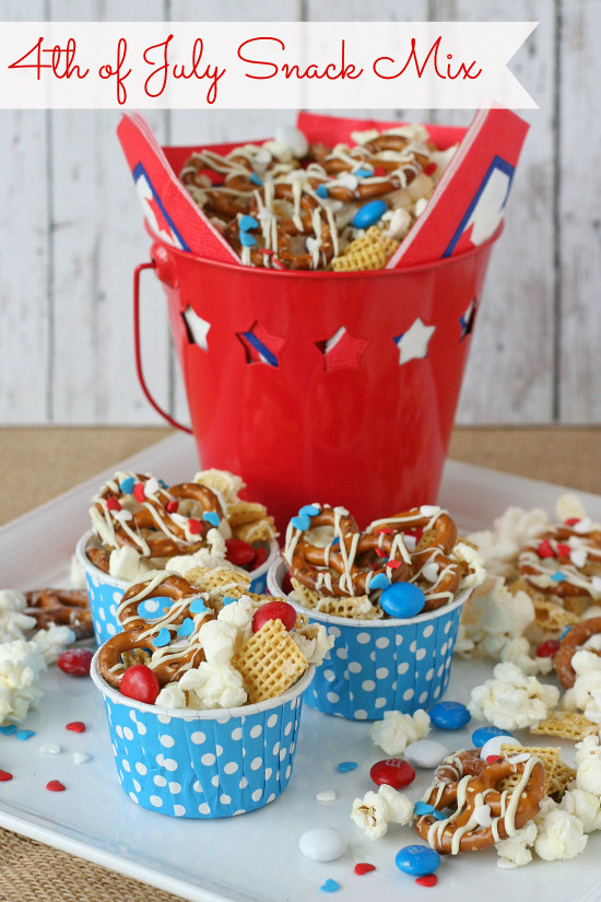 Snacks For 4th Of July Party
 4th of July Snack Mix – Glorious Treats