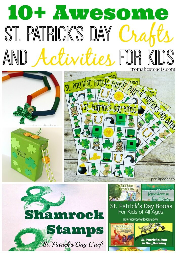St. Patrick's Day Activities For Kids
 10 St Patrick s Day Crafts and Activities for Kids