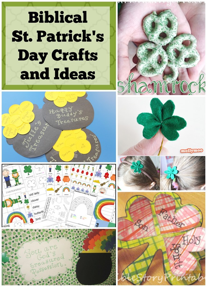 St Patrick's Day Arts And Crafts
 Biblical St Patrick s Day Crafts and Ideas • Faith Filled
