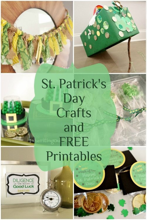 St Patrick's Day Arts And Crafts
 St Patrick’s Day Crafts and Printables DIY Inspired