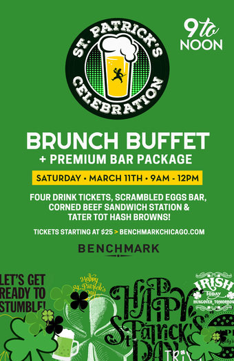 St Patrick's Day Bachelorette Party
 St Patrick s Day Party 2017 at Benchmark Tickets