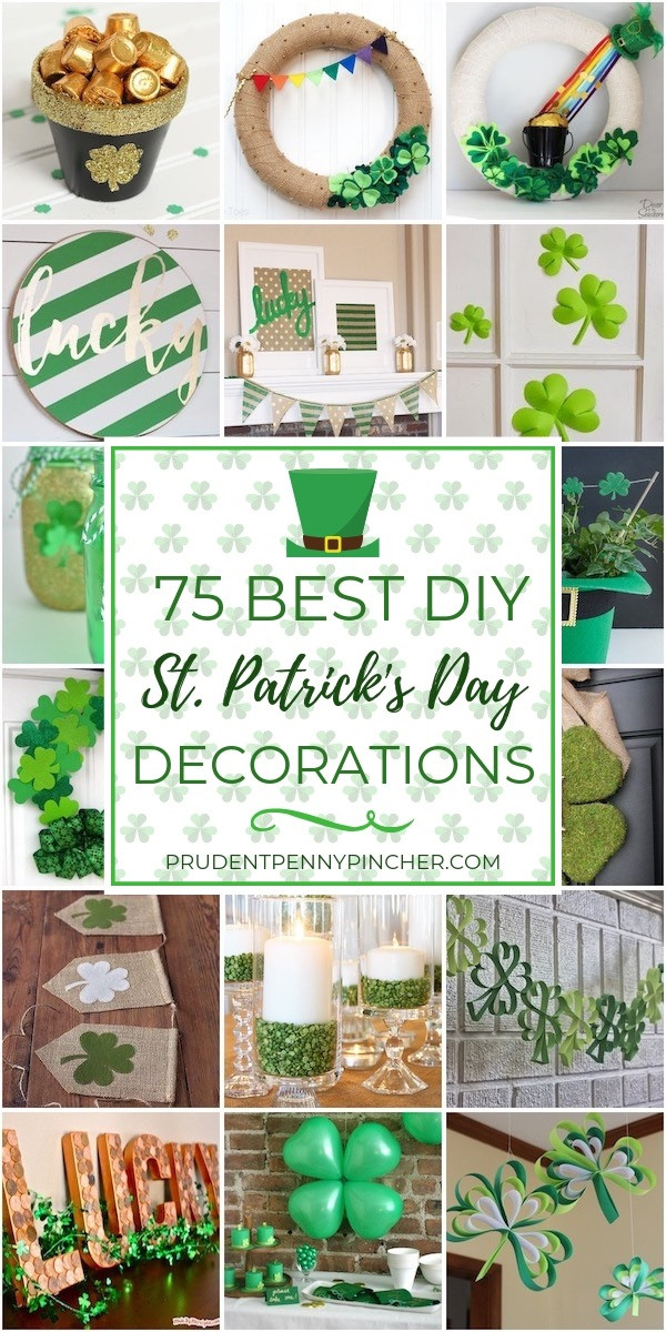 St Patrick's Day Decorations Diy
 75 Best DIY St Patrick s Day Decor Ideas Prudent Penny