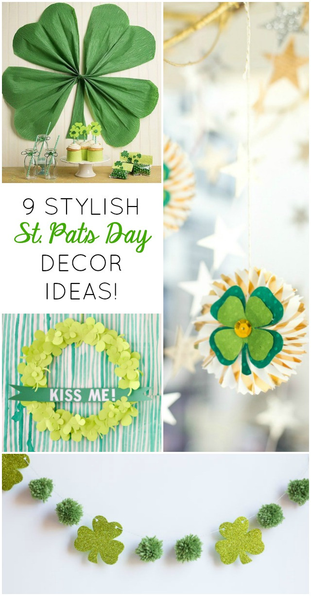 St Patrick's Day Decorations Diy
 9 Awesome Ways to Decorate with Shamrocks this St Patrick