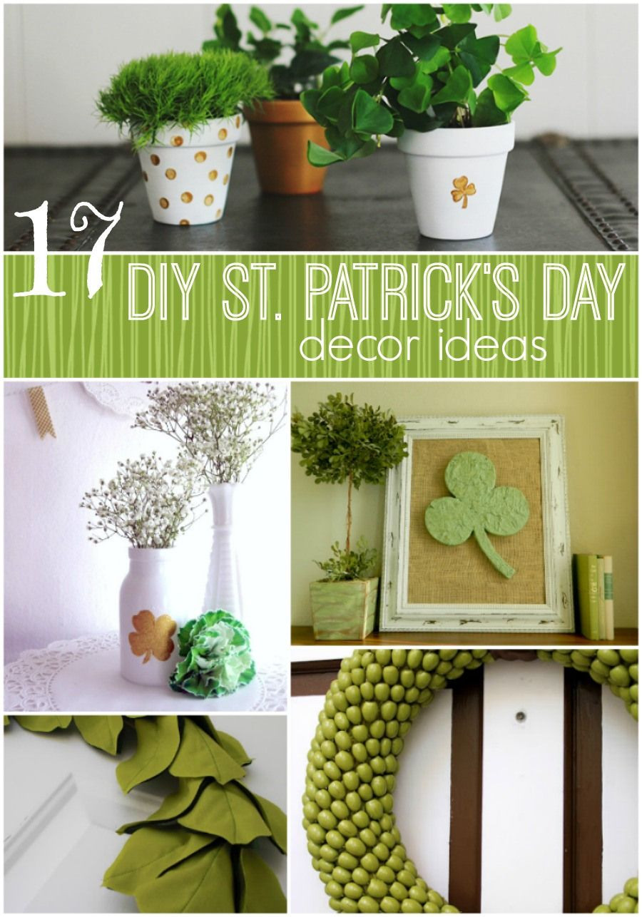 St Patrick's Day Decorations Diy
 17 DIY St Patrick s Day Decorating Ideas