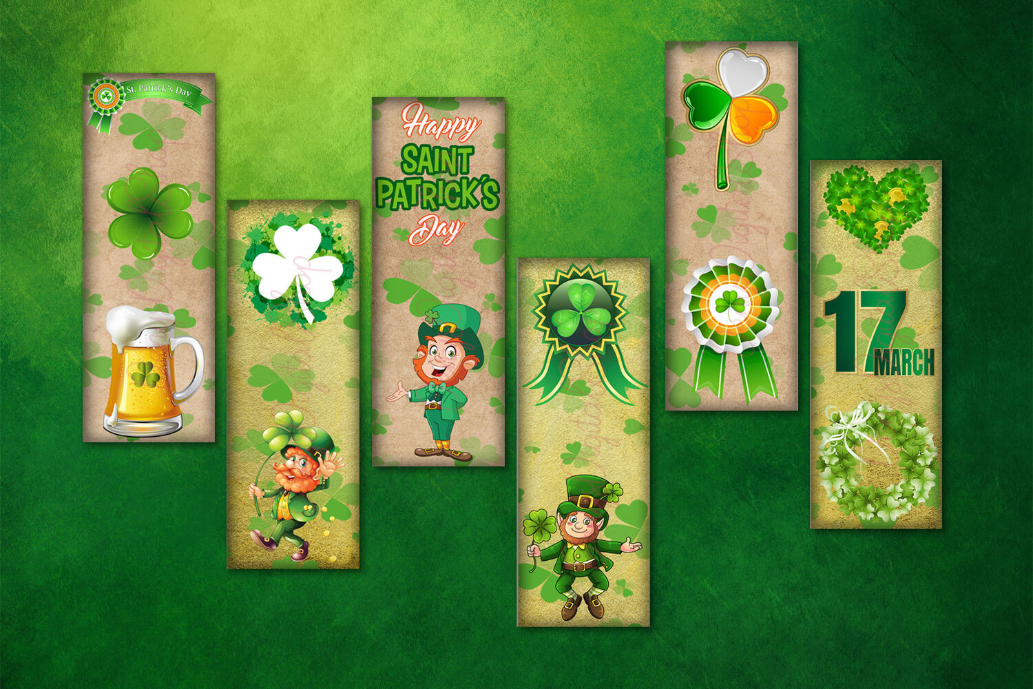 St. Patrick's Day Quotes
 St Patrick s Day Digital Bookmarks St Patrick Bookmarks By