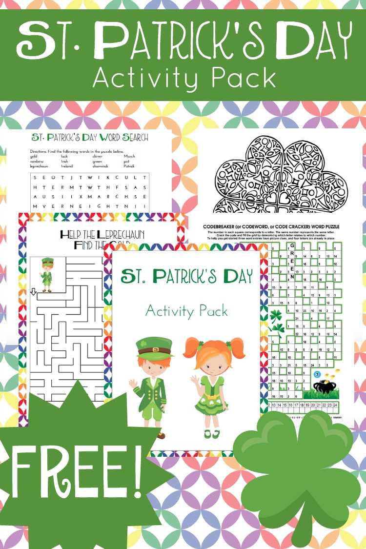 St Patrick's Day School Activities
 FREE Huge St Patrick s Day Activity Fun Pack Suits