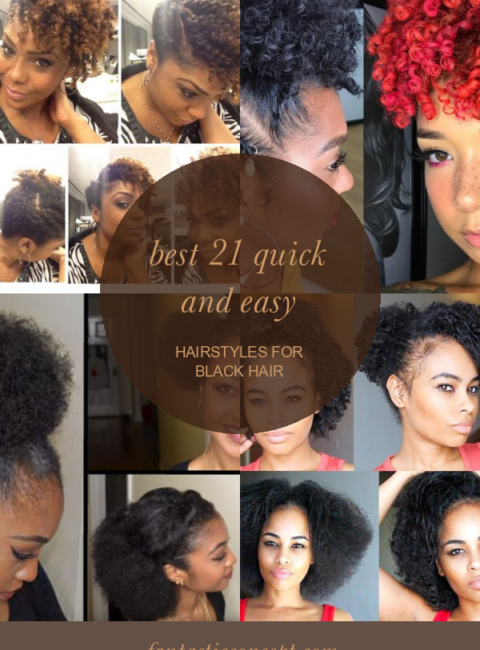 21 Of the Best Ideas for Quick and Easy Hairstyles for Black Girls ...