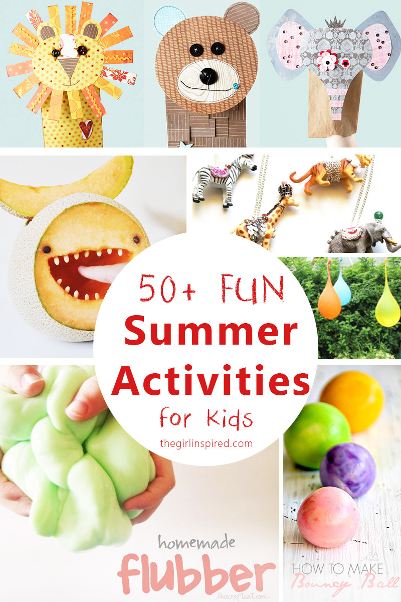 Summer Activities For Children
 50 Super Fun Summer Activities for Kids girl Inspired