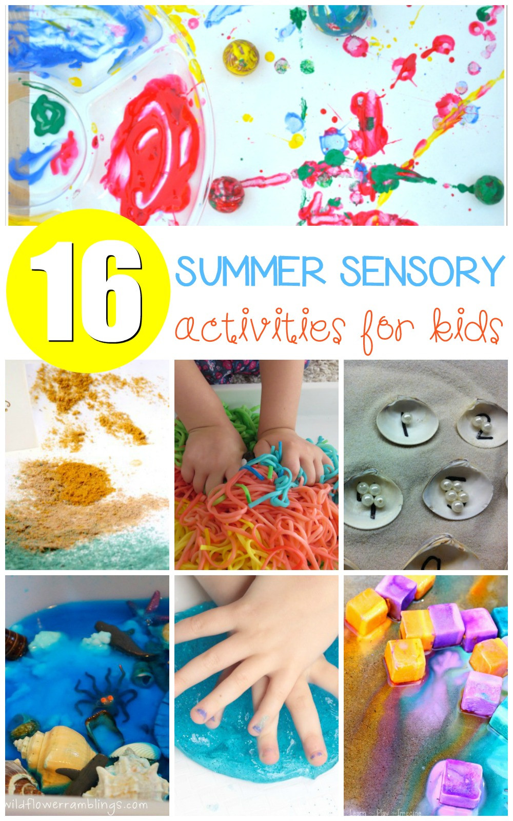 Summer Activities For Children
 Must Try Summer Sensory Activities Kids Will Love