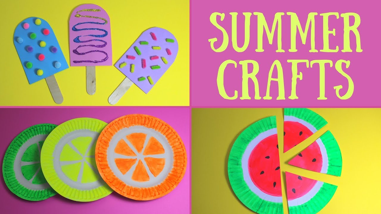 Summer Art And Crafts For Preschoolers
 Easy Summer Crafts for Kids