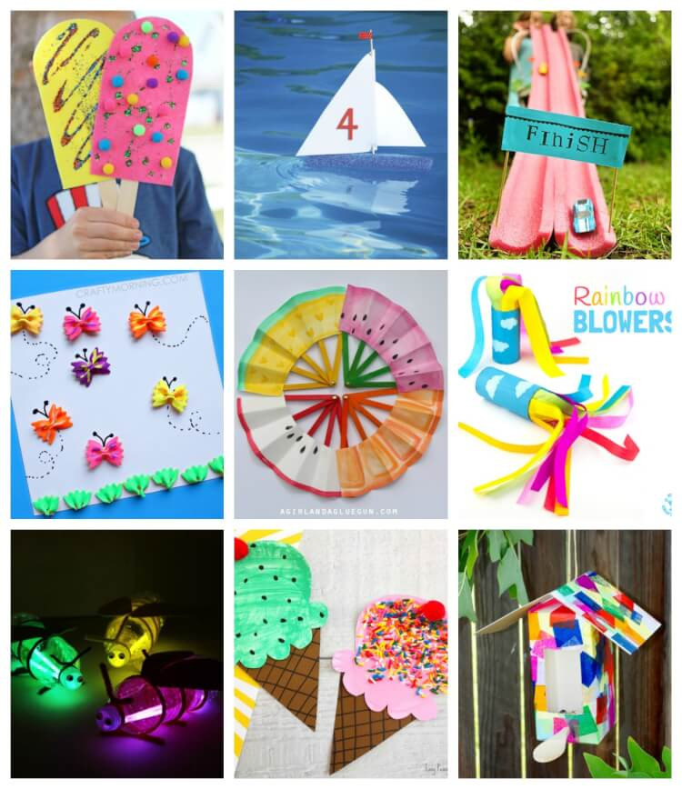Summer Crafts Preschoolers
 Easy Summer Kids Crafts That Anyone Can Make Happiness