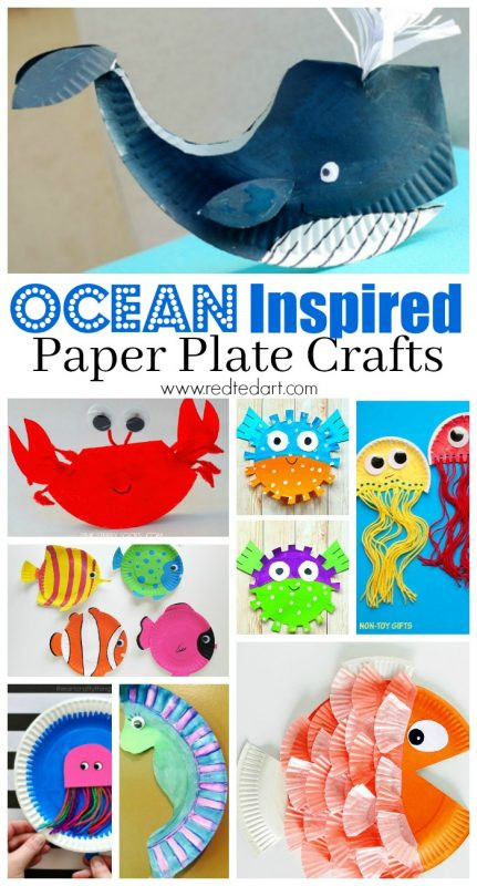 Summer Crafts Preschoolers
 Paper Plate Crafts Red Ted Art s Blog