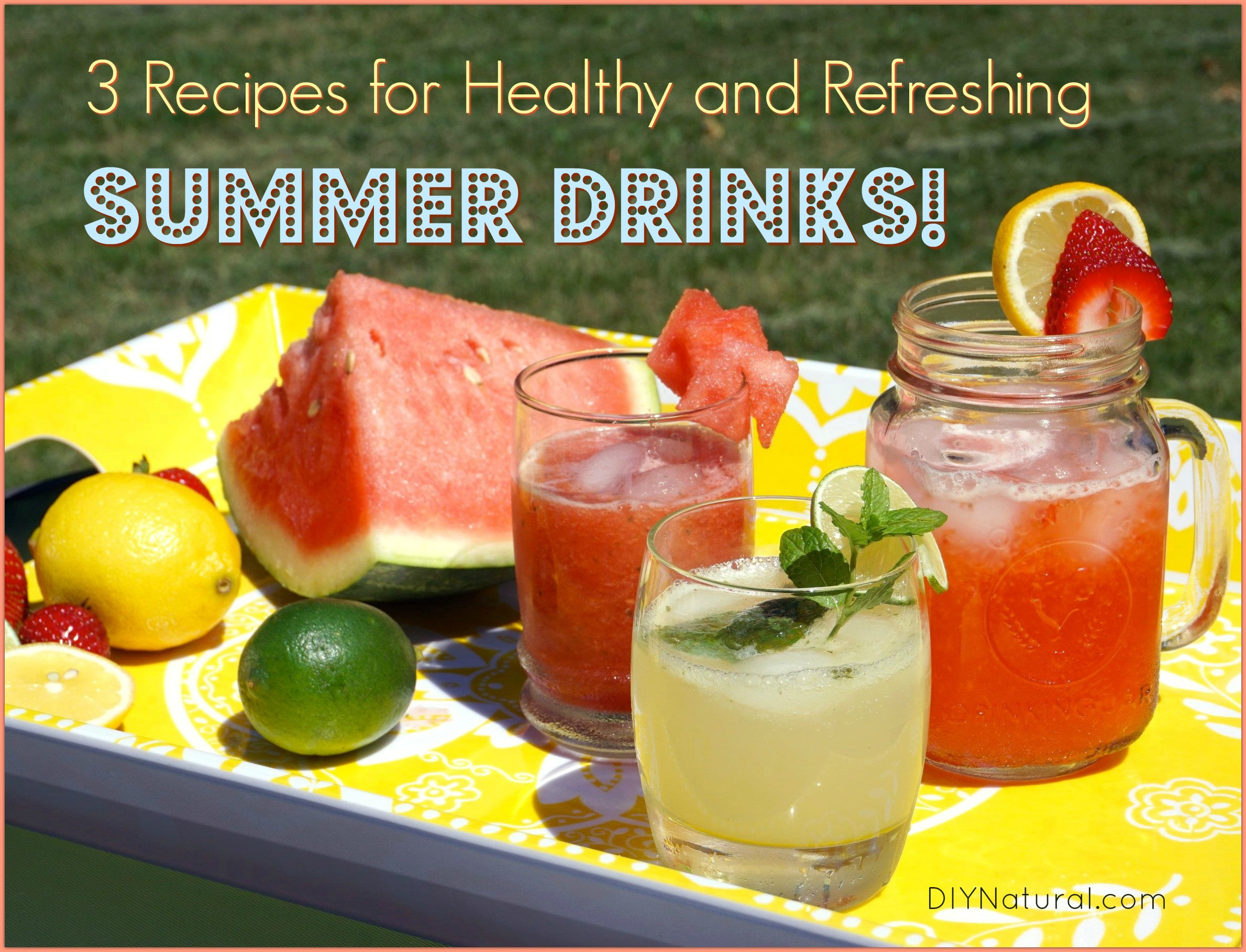 Summer Drinks Recipe
 Summer Drinks 3 Healthy Refreshing Summer Drink Recipes