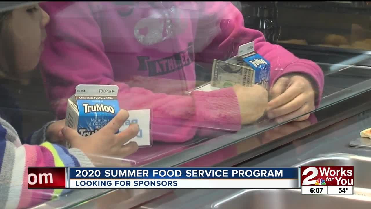 Summer Food Service Program 2020
 2020 Summer Food Service Program looking for sponsors