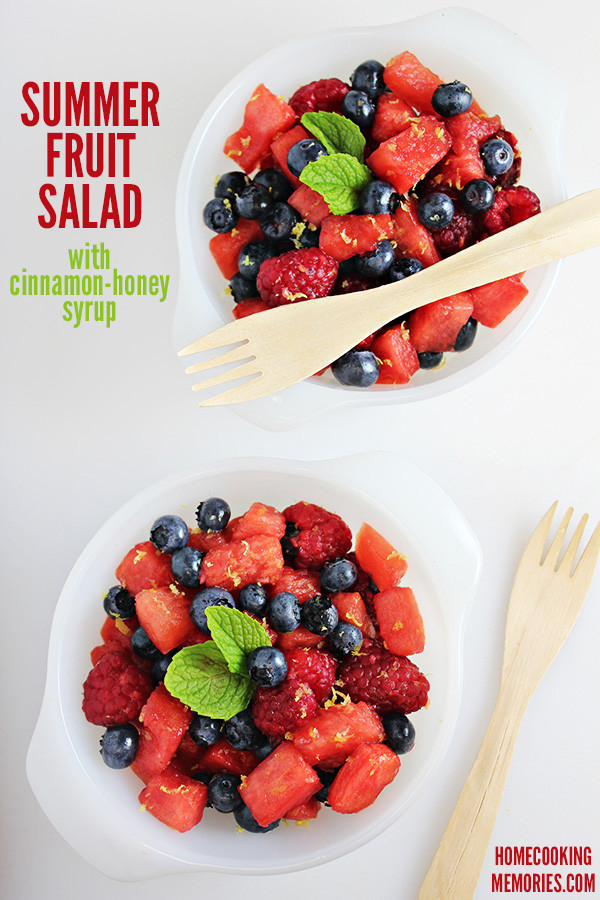 Summer Fruit Salad Ideas
 Summer Fruit Salad with Cinnamon Honey Syrup Recipe Home