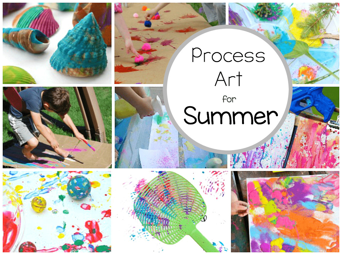 Summer Preschool Activities
 Preschool Process Art Activities Perfect for Summer