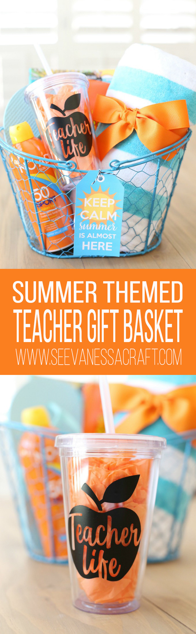 Summer Teacher Gifts
 Craft Keep Calm Summer Teacher Gift Idea See Vanessa Craft