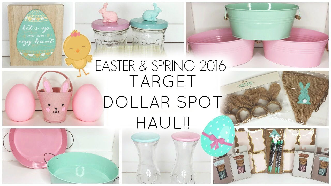 Target Easter Decor
 Tar Dollar Spot Haul ♡ Easter & Spring 2016