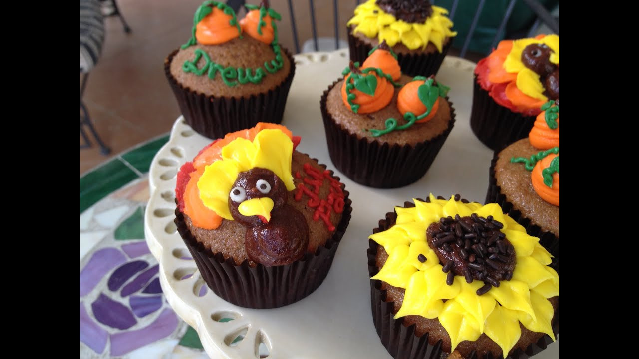 Thanksgiving Cake Ideas
 How to Make EASY Thanksgiving Cupcakes kid friendly