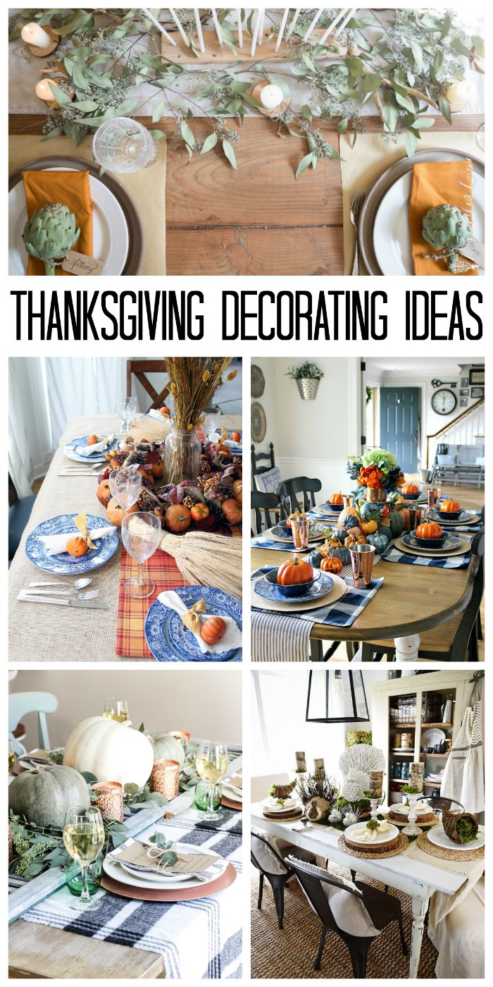 Thanksgiving Decoration Ideas Pinterest
 Thanksgiving Decorating Ideas for Your Holiday Table The