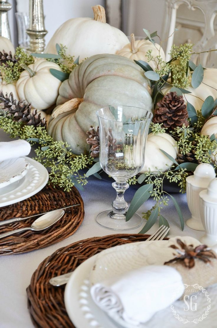 Thanksgiving Decoration Ideas Pinterest
 267 best images about Wedding Tablescapes on Pinterest