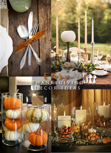 Thanksgiving Decoration Ideas Pinterest
 Easy Thanksgiving Decor Ideas