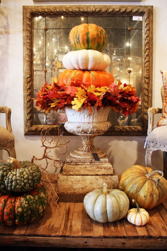 Thanksgiving Decoration Ideas Pinterest
 46 Beautiful Thanksgiving Pumpkin Decorations For Your
