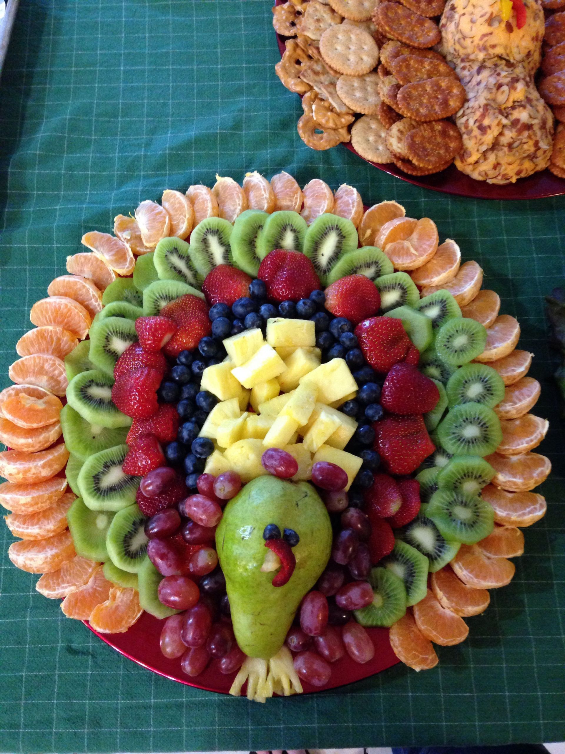 Thanksgiving Fruit Platter Ideas
 Thanksgiving fruit tray
