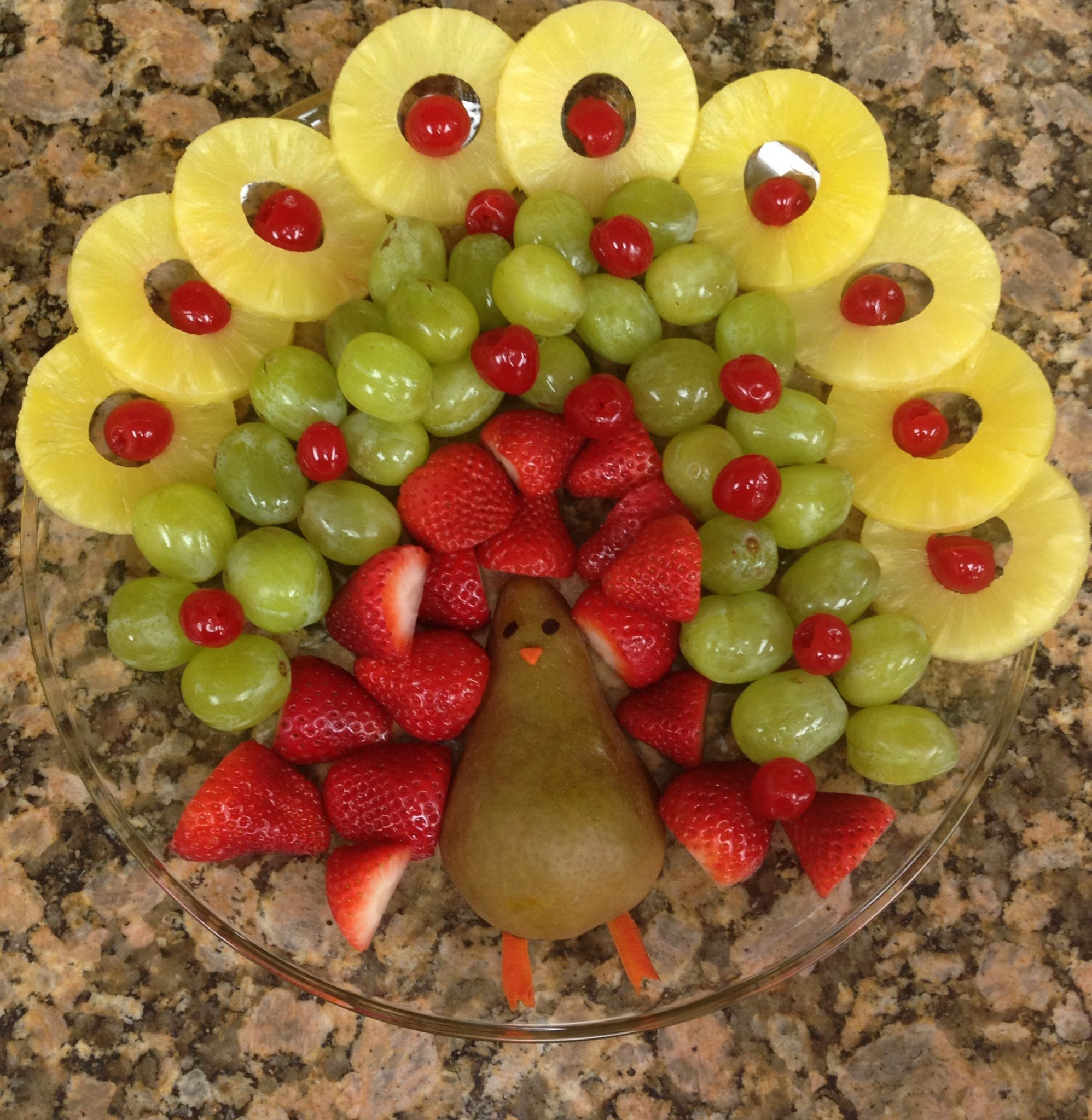 Thanksgiving Fruit Platter Ideas
 Turkey Fruit Platter making this to bring to the in laws