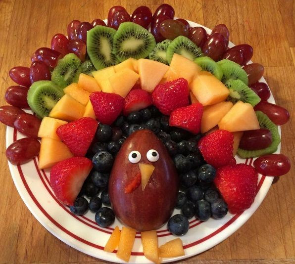 Thanksgiving Fruit Platter Ideas
 Fruit Turkey Platter for Thanksgiving