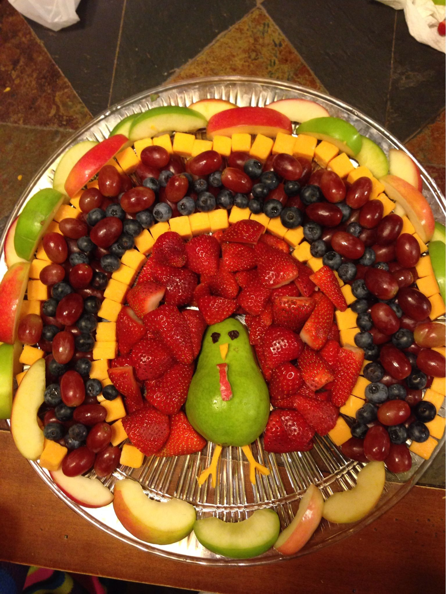 Thanksgiving Fruit Platter Ideas
 Turkey fruit and cheese tray