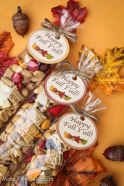 Thanksgiving Gifts For Clients
 Fall Trail Mix and Printable