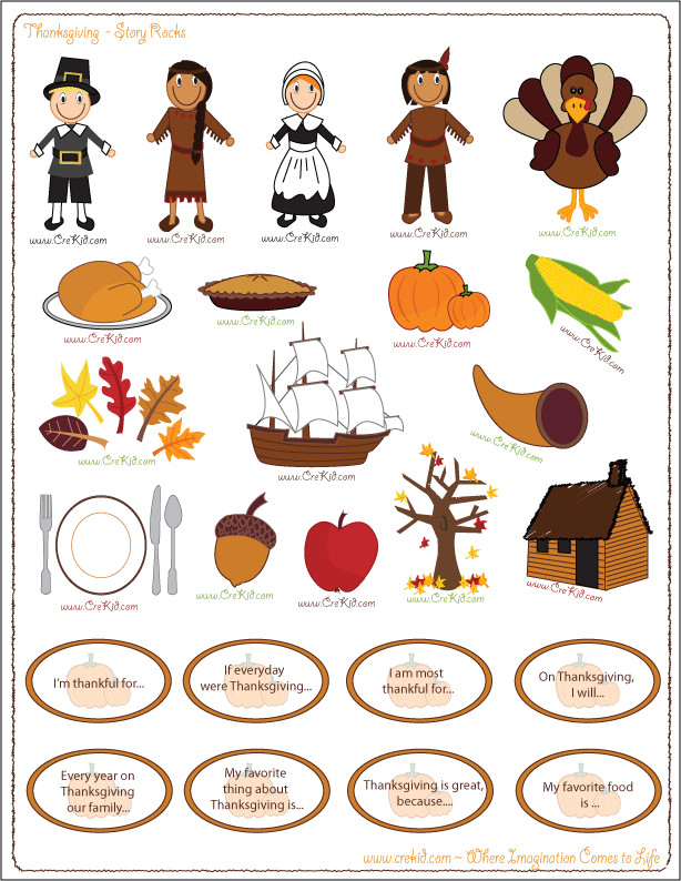 Thanksgiving Story Ideas
 Thanksgiving Theme Pilgrims Turkey Mayflower