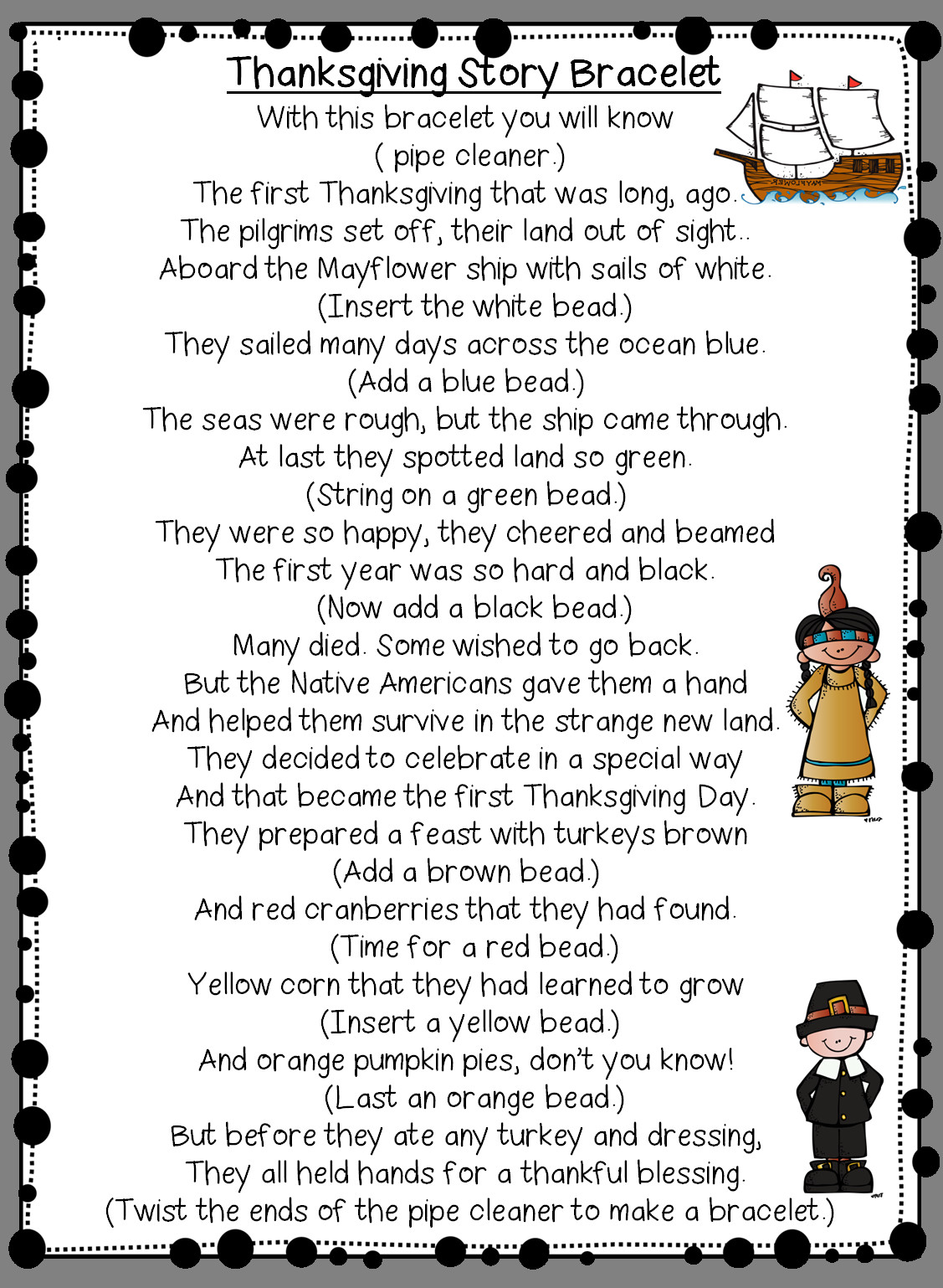 Thanksgiving Story Ideas
 First Grade Wow Retelling Thanksgiving WITH A FUN