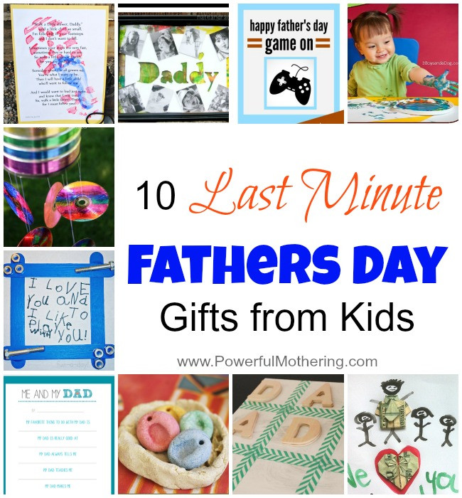 Toddler Fathers Day Gift
 10 Last Minute Fathers Day Gifts from Kids