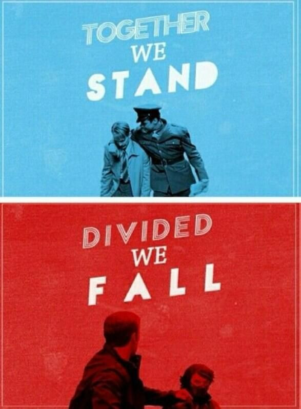 Together We Stand Divided We Fall Quote
 "When I had nothing I had Bucky" Avengers