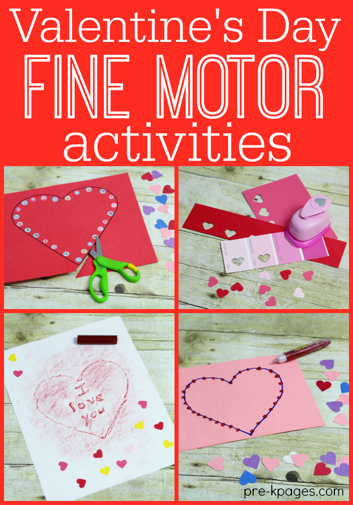 Valentines Day Activities
 Valentine Fine Motor Activities for Preschoolers