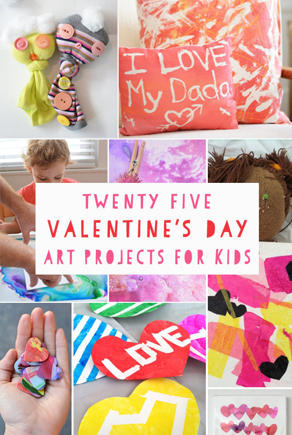 Valentines Day Art Ideas
 25 Valentine s Day Art Projects for kids Meri Cherry