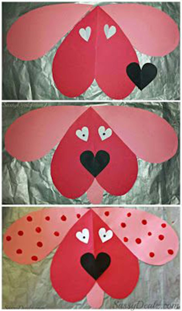 Valentines Day Art Ideas
 23 Easy Valentine s Day Crafts That Require No Special