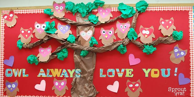 Valentines Day Bulletin Board Ideas For Preschool
 Valentine s Day Bulletin Board "Owl Always Love You