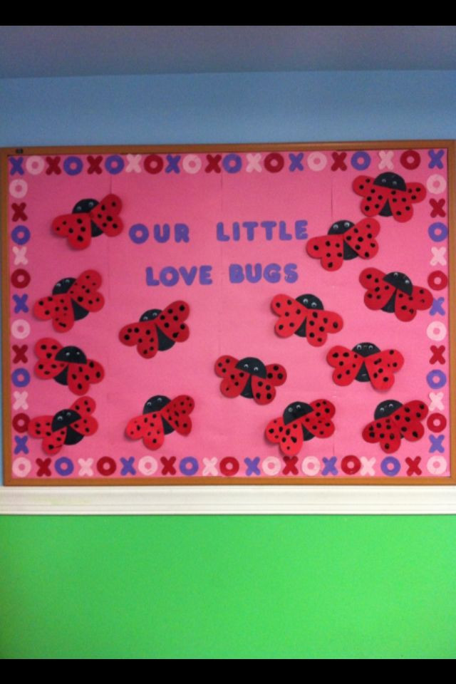 Valentines Day Bulletin Board Ideas For Preschool
 February bulletin board Great for 2 4yr olds
