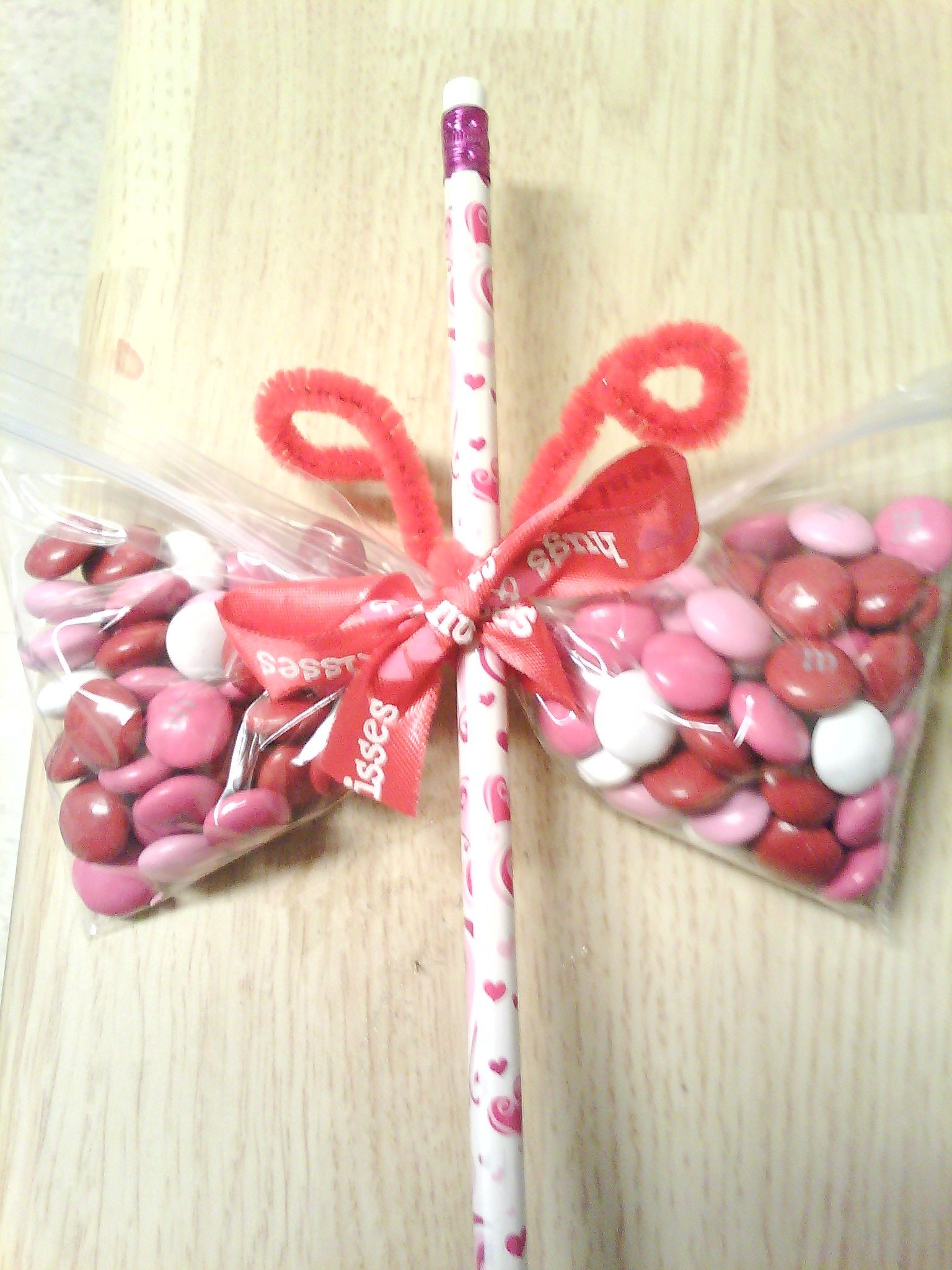 Valentines Day Goodie Bag Ideas
 A butterfly candy snack bag