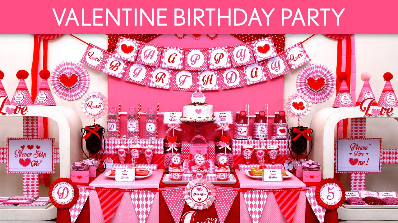 Valentines Day Party Ideas
 Valentine Birthday Party Ideas Valentine B131