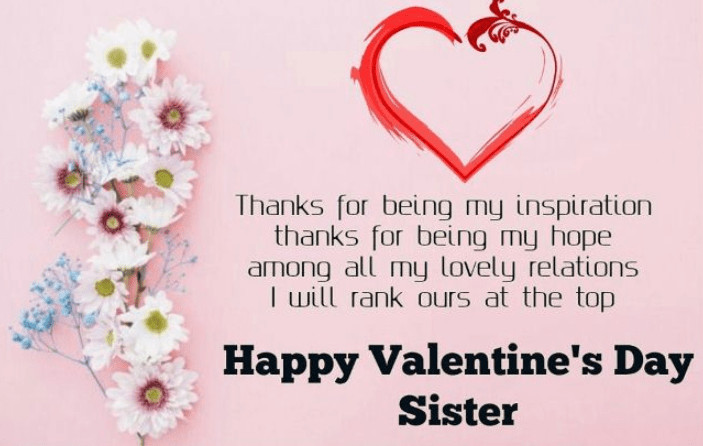 Valentines Day Quotes For Sister
 Happy Valentines Day Quotes Sister 2019
