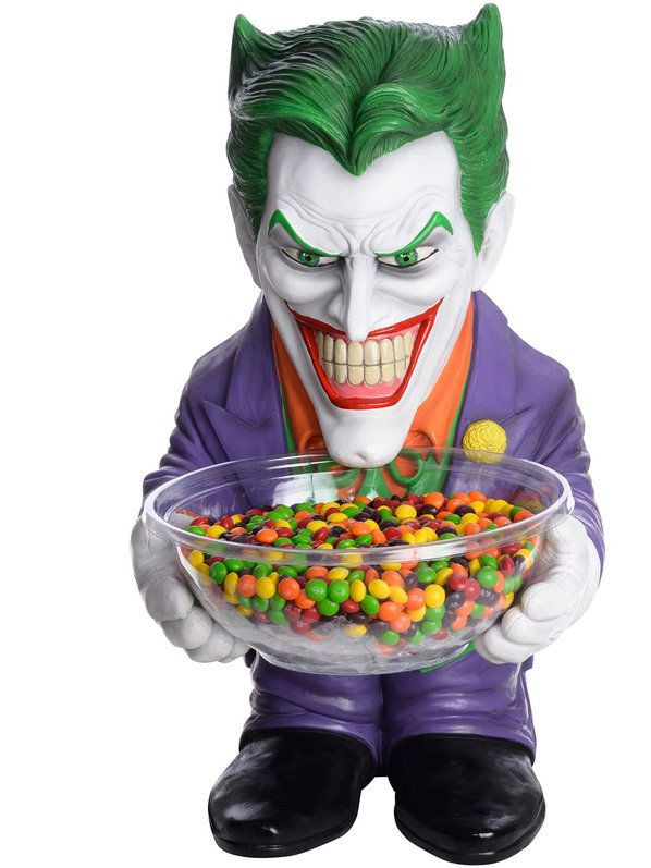 Wholesale Halloween Costume &amp; Party Supplies
 Joker Figure Candy Holder Halloween Decorations for 2019