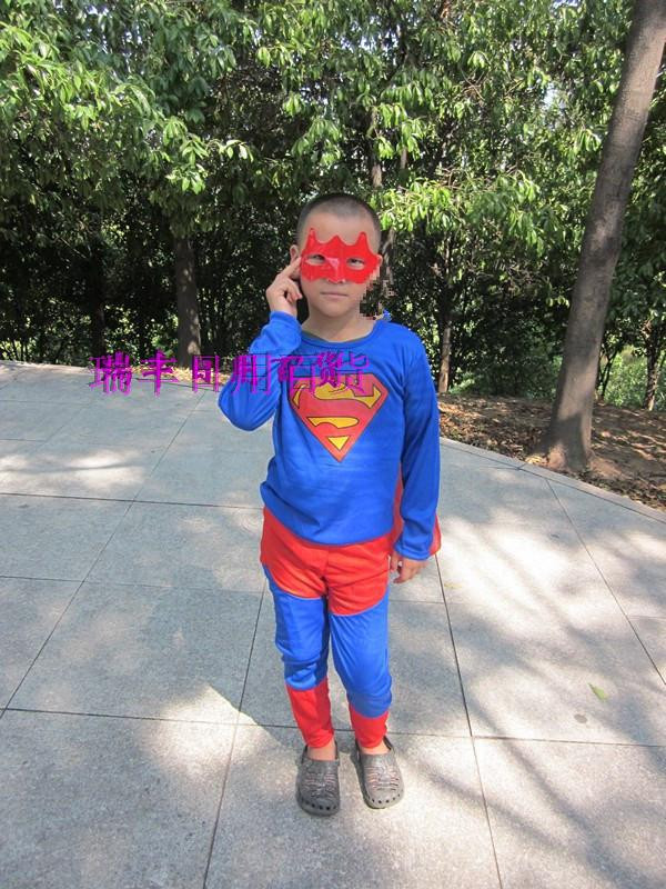 Wholesale Halloween Costume &amp; Party Supplies
 Children s festival costumes Suit Superman Superman