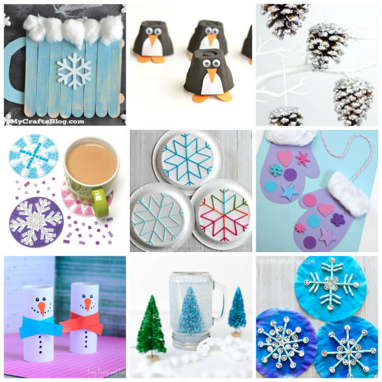 Winter Craft Activities
 Easy Winter Kids Crafts That Anyone Can Make Happiness